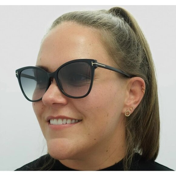 NEW TOM FORD TF844 ANI 01B SUNGLASSES BLACK EYEWEAR TOM FORD FT0844 ANI 01B